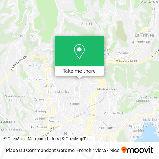 Mapa Place Du Commandant Gérome