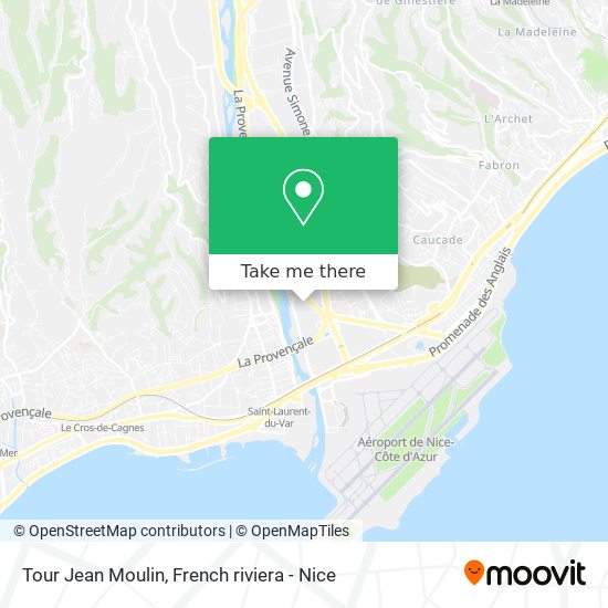 Tour Jean Moulin map