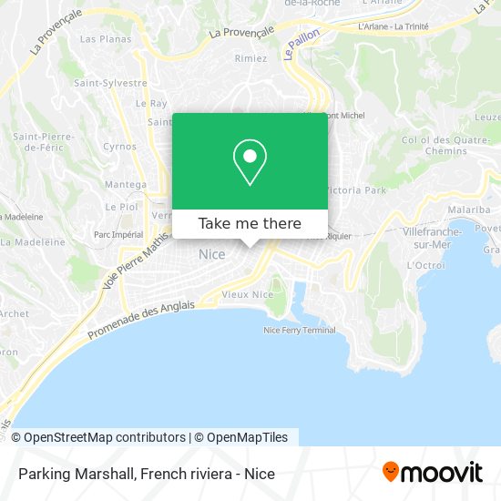 Parking Marshall map
