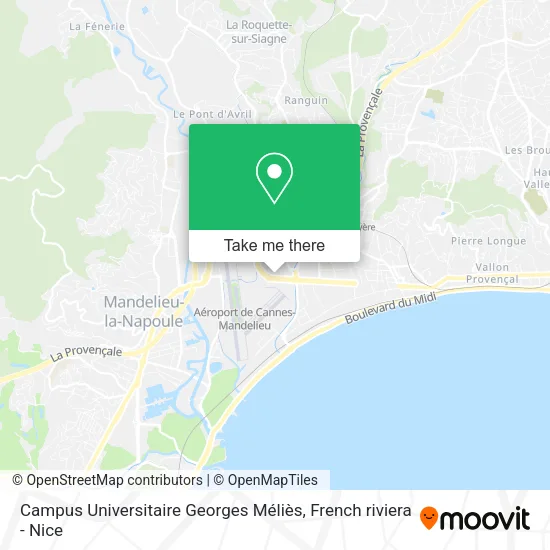 Campus Universitaire Georges Méliès map