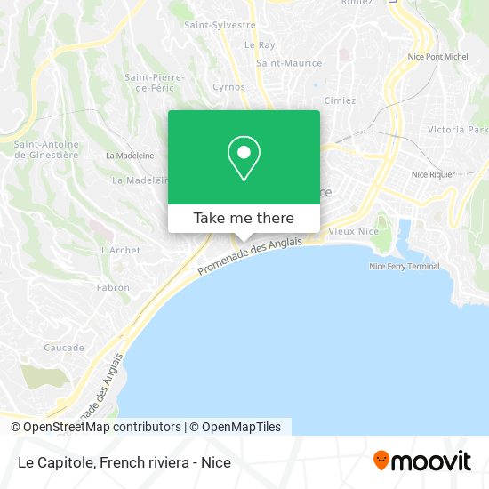 Le Capitole map