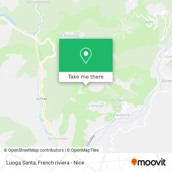 Luoga Santa map