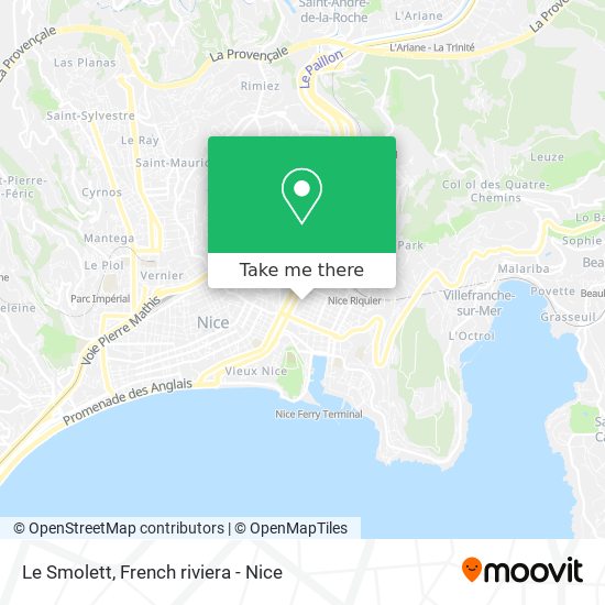 Le Smolett map