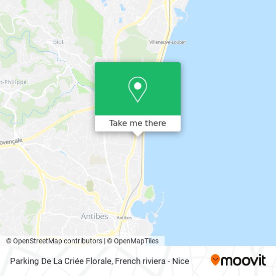 Parking De La Criée Florale map