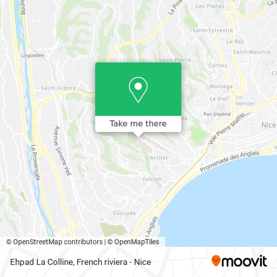 Mapa Ehpad La Colline