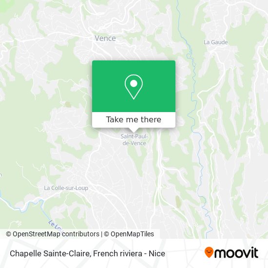 Chapelle Sainte-Claire map