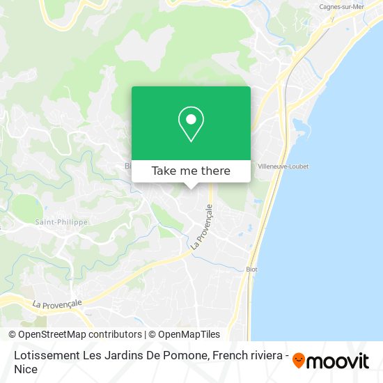 Lotissement Les Jardins De Pomone map