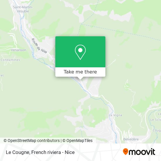 Le Cougne map