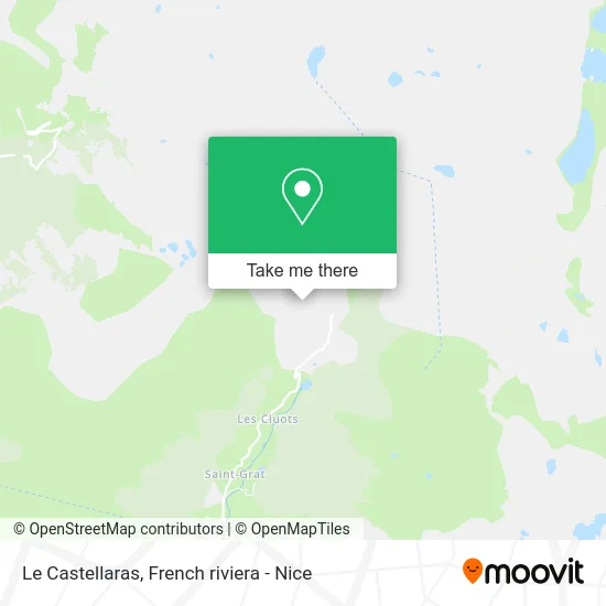 Le Castellaras map