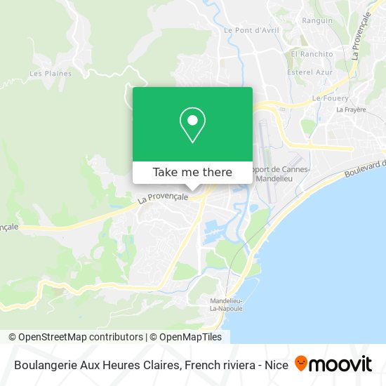 Boulangerie Aux Heures Claires map