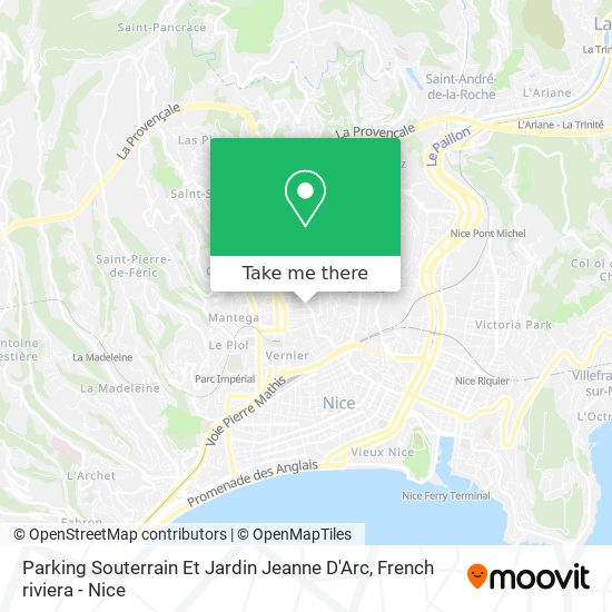 Parking Souterrain Et Jardin Jeanne D'Arc map