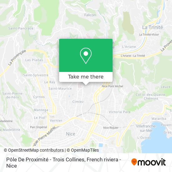 Pôle De Proximité - Trois Collines map