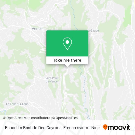 Mapa Ehpad La Bastide Des Cayrons