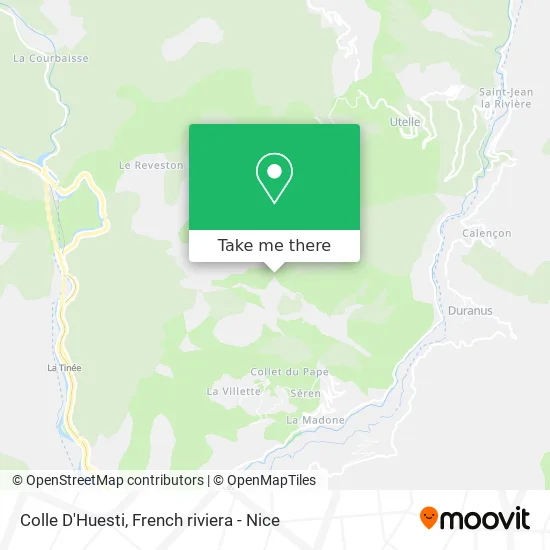 Colle D'Huesti map