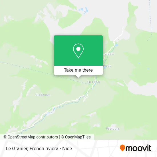 Le Granier map