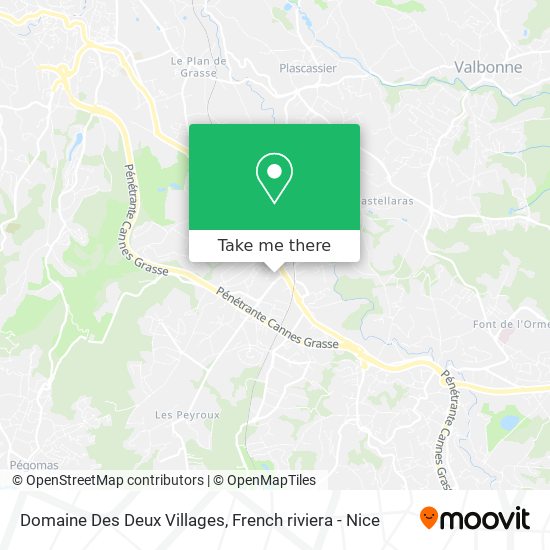 Domaine Des Deux Villages map