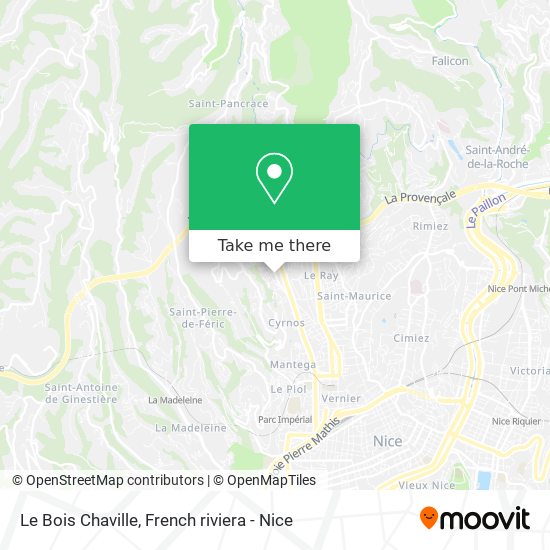 Mapa Le Bois Chaville
