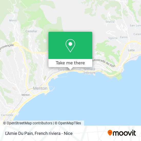 L'Amie Du Pain map