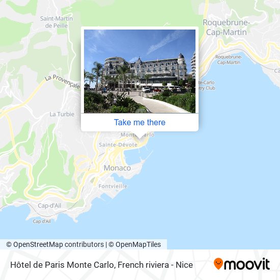 How to get to H tel de Paris Monte Carlo in French riviera Nice