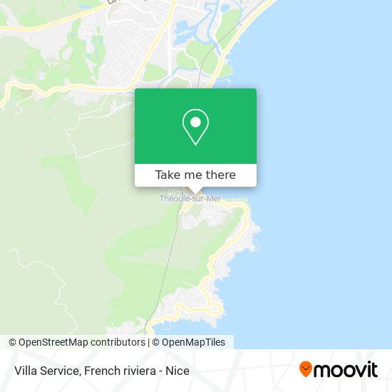 Villa Service map