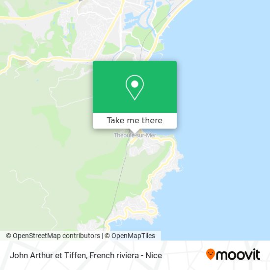 John Arthur et Tiffen map