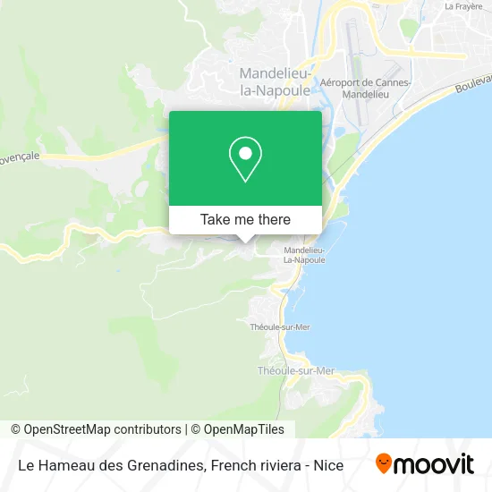 Le Hameau des Grenadines map