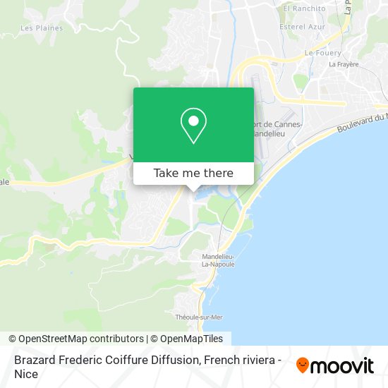 Brazard Frederic Coiffure Diffusion map
