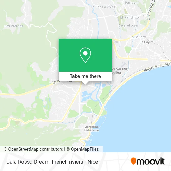 Cala Rossa Dream map