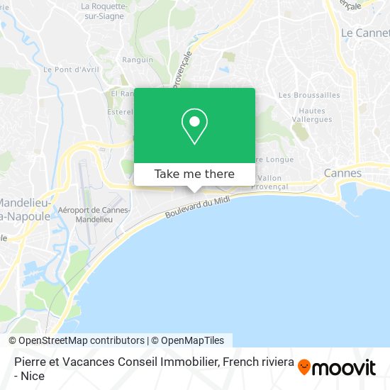 Pierre et Vacances Conseil Immobilier map