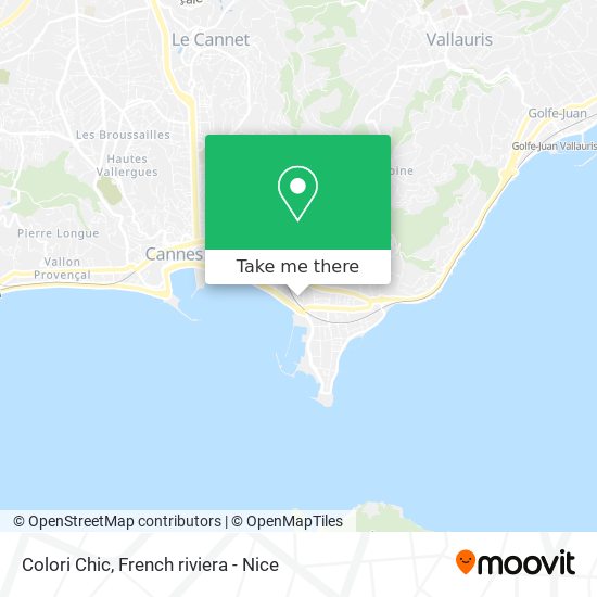 Colori Chic map
