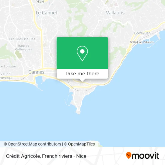 Crédit Agricole map