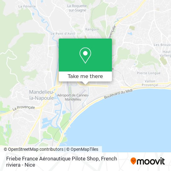 Mapa Friebe France Aéronautique Pilote Shop