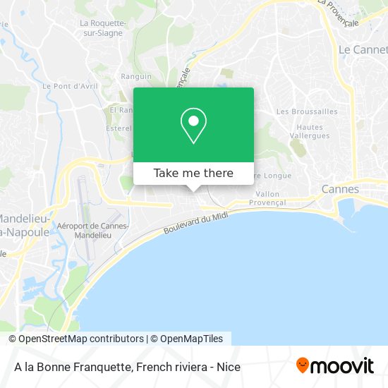 A la Bonne Franquette map