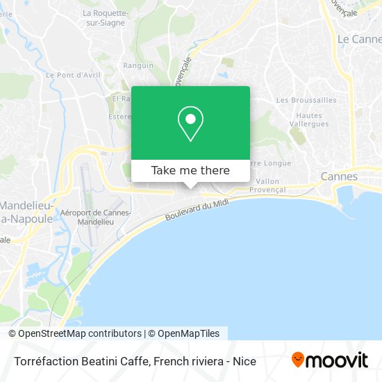 Torréfaction Beatini Caffe map