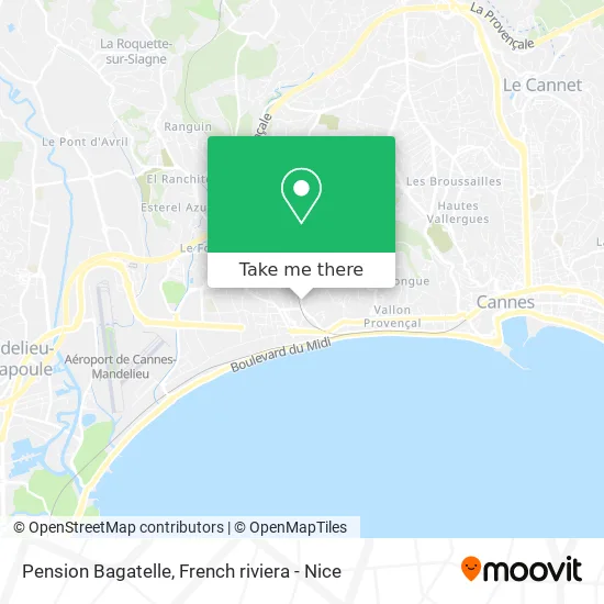 Pension Bagatelle map