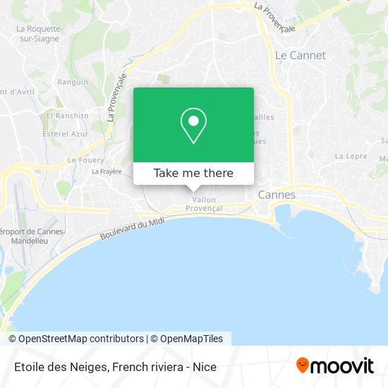 Etoile des Neiges map