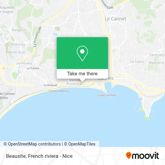 Beausite map