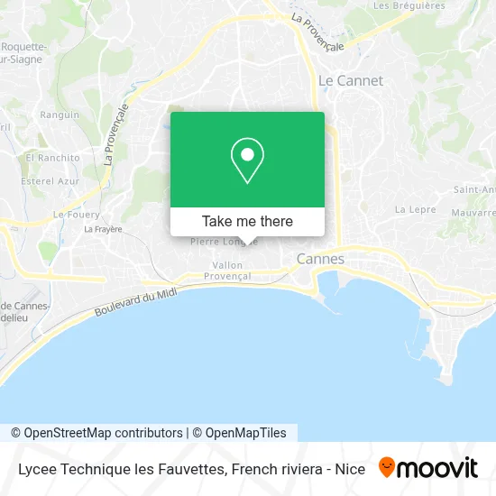 Lycee Technique les Fauvettes map