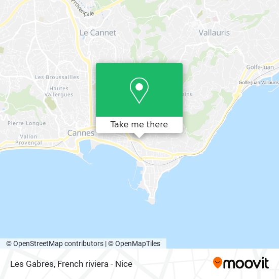 Les Gabres map