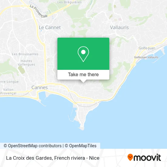 La Croix des Gardes map