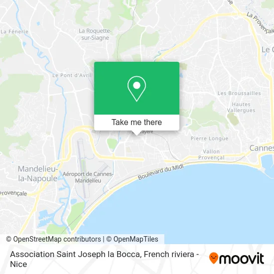 Association Saint Joseph la Bocca map