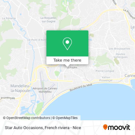 Star Auto Occasions map