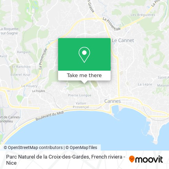 Parc Naturel de la Croix-des-Gardes map