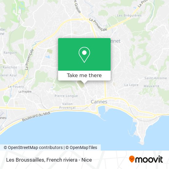 Les Broussailles map