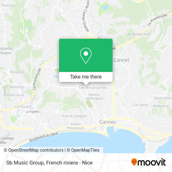 Sb Music Group map