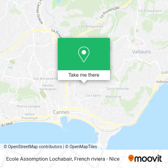 Ecole Assomption Lochabair map