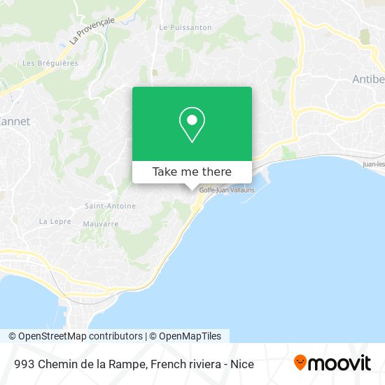 Mapa 993 Chemin de la Rampe