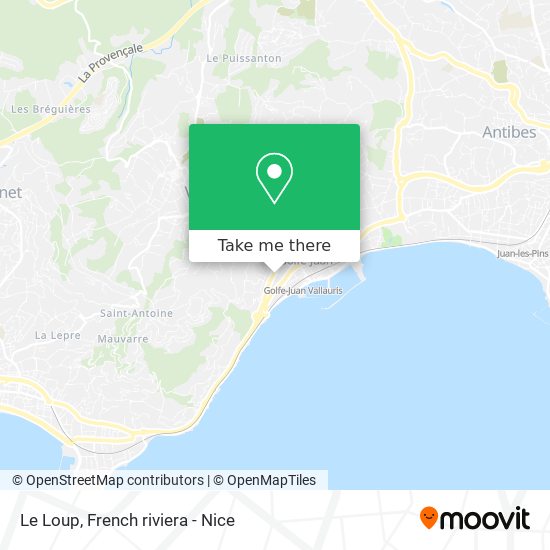 Le Loup map