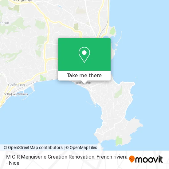 M C R Menuiserie Creation Renovation map