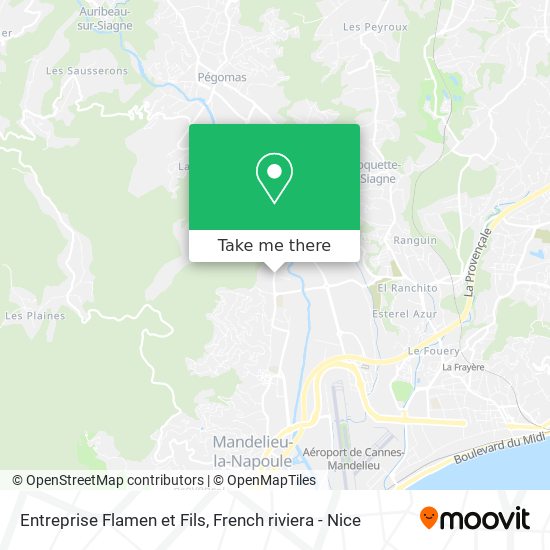 Entreprise Flamen et Fils map